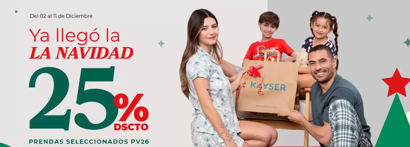 Catálogo Kayser | Ya llego la navidad  | 2025-12-02T00:00:00.000Z - 2025-12-11T00:00:00.000Z