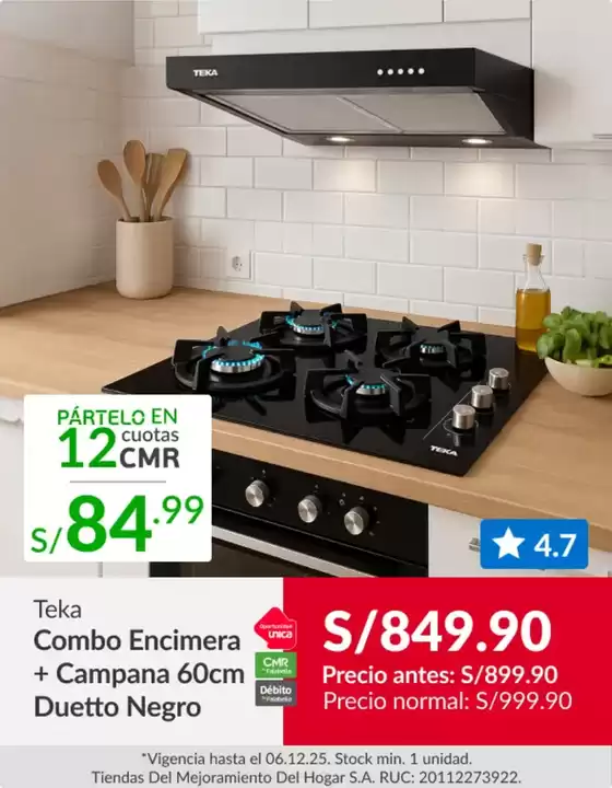 Catálogo Sodimac | Ofertas principales y descuentos | 2025-12-03T00:00:00.000Z - 2025-12-06T00:00:00.000Z