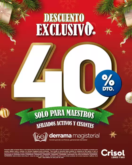 Catálogo Crisol | Descuentos exclusivo | 2025-12-03T00:00:00.000Z - 2025-12-31T00:00:00.000Z