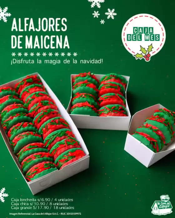 Catálogo La Casa del Alfajor | ALfajores de maicena | 2025-12-04T00:00:00.000Z - 2025-12-24T00:00:00.000Z