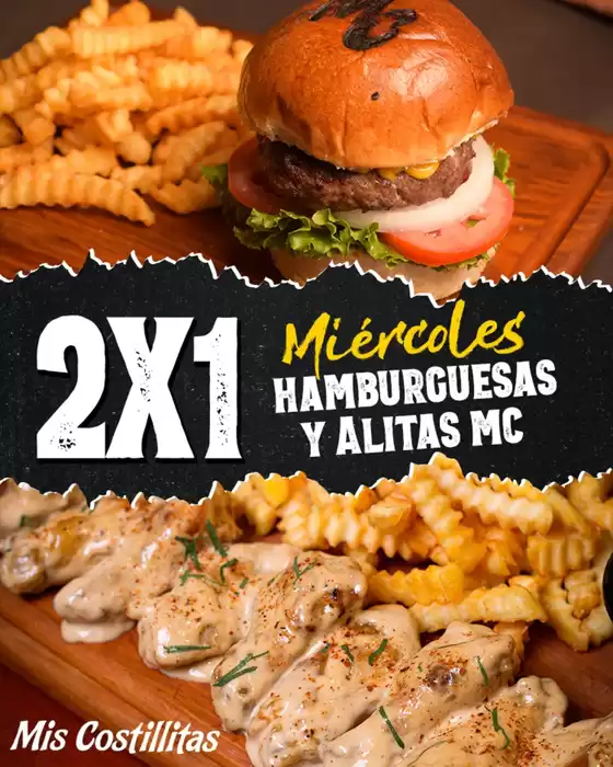 Catálogo Mis Costillitas | 2x1 hamburcuesas y alitas MC | 2025-12-04T00:00:00.000Z - 2025-12-31T00:00:00.000Z