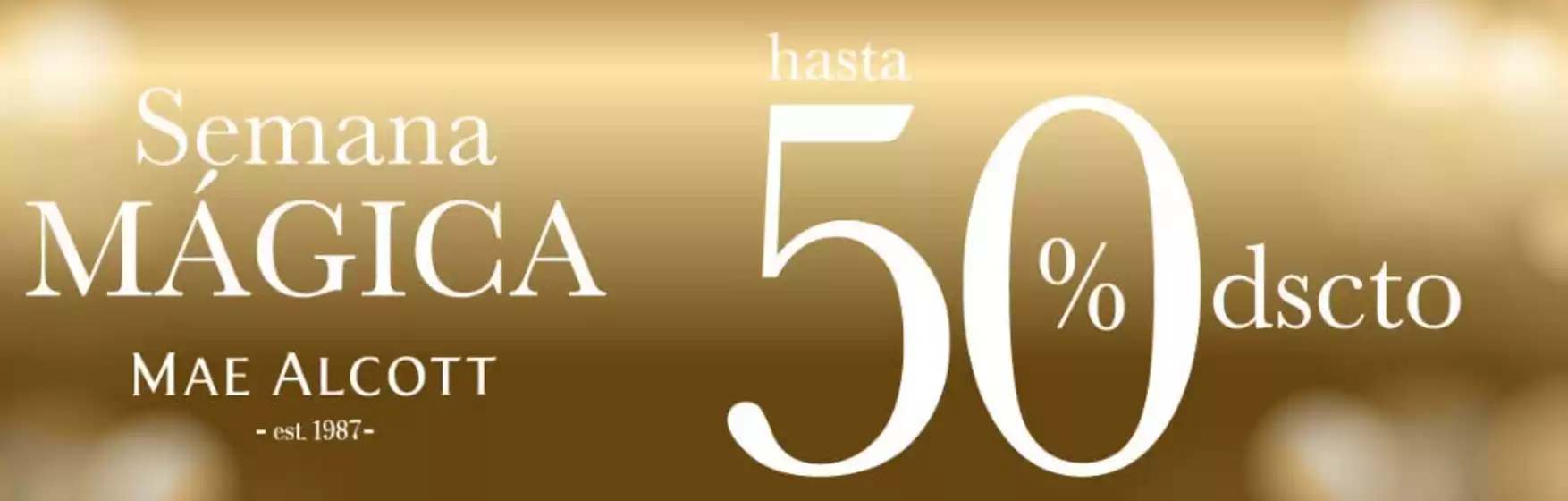 Catálogo Mae Alcott | Semana Magica | 2025-12-05T00:00:00.000Z - 2025-12-27T00:00:00.000Z