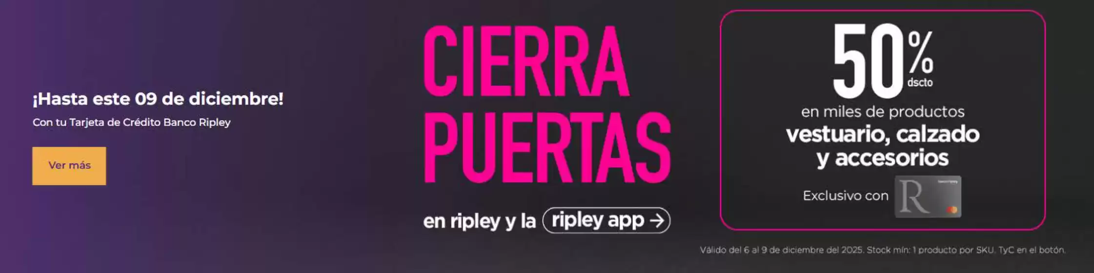 Catálogo Banco Ripley en Callao | Cierra Puertas | 2025-12-09T00:00:00.000Z - 2025-12-09T00:00:00.000Z