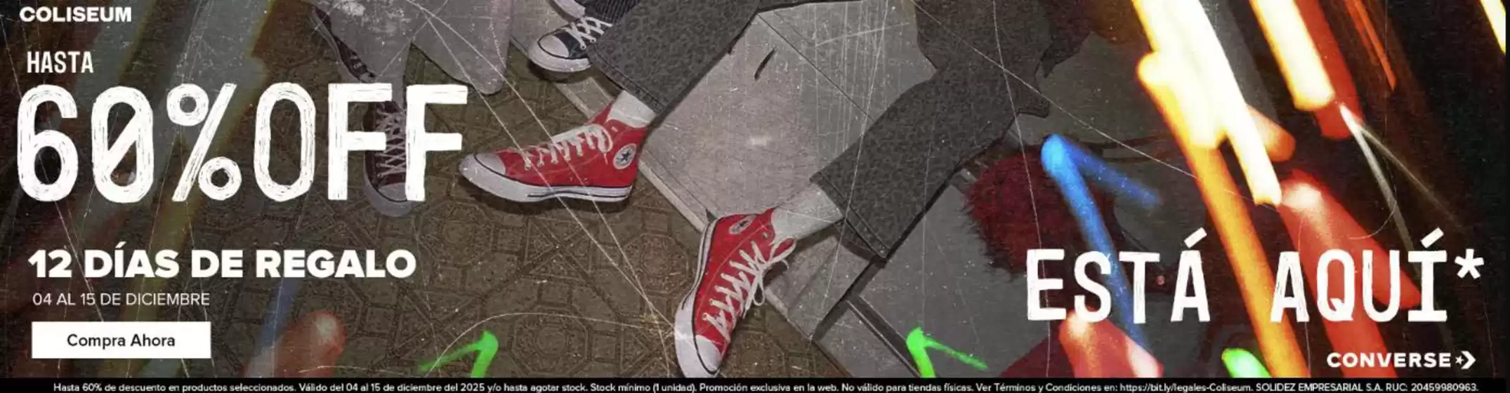 Catálogo Converse | Hasta 60%off | 2025-12-09T00:00:00.000Z - 2025-12-15T00:00:00.000Z