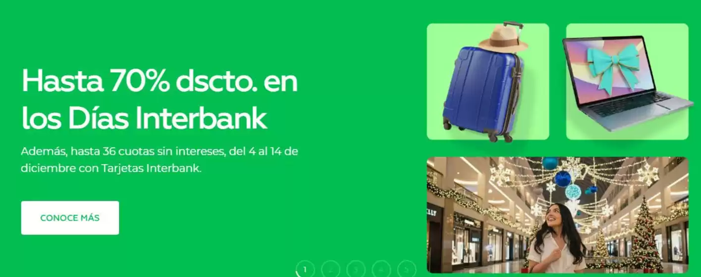 Catálogo Interbank | Hasta 70% dsto en los dias interbank | 2025-12-10T00:00:00.000Z - 2025-12-14T00:00:00.000Z