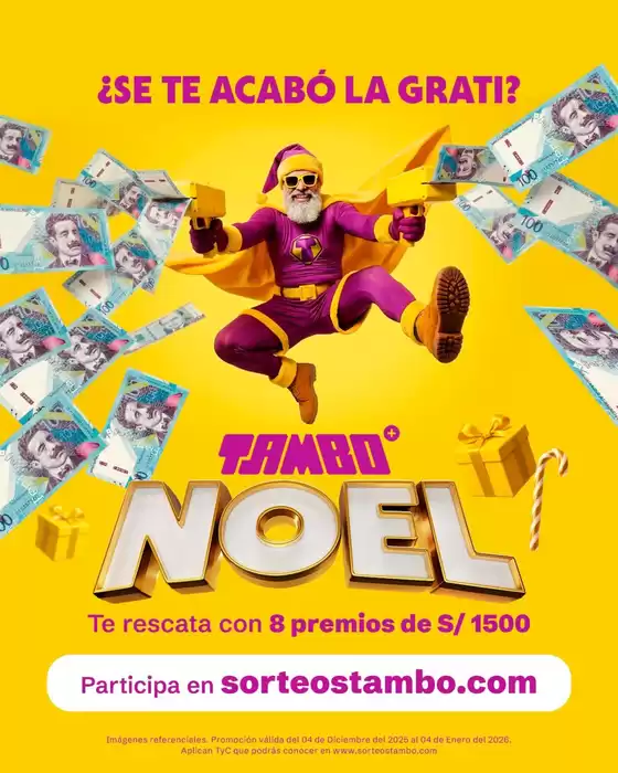 Catálogo Tambo | Ofertas principales para todos los cazadores de gangas | 2025-12-04T00:00:00.000Z - 2026-01-04T00:00:00.000Z