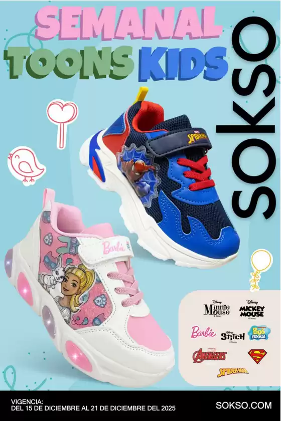 Catálogo Sokso | SEMANAL TOONS KIDS | 2025-12-15T00:00:00.000Z - 2025-12-21T00:00:00.000Z