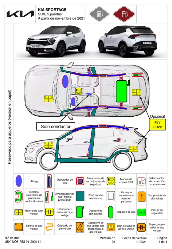 Catálogo Kia | KIA SPORTAGE SUV 5d GD ES | 2021-11-01T00:00:00.000Z - 2021-11-30T00:00:00.000Z
