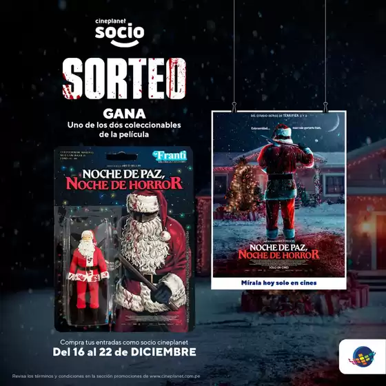 Catálogo CinePlanet en Cusco | Gana uno de los dos coleccionables de la pelicula | 2025-12-17T00:00:00.000Z - 2025-12-22T00:00:00.000Z