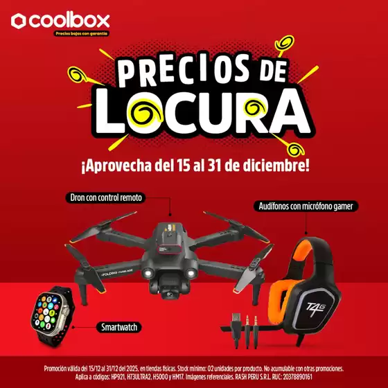 Catálogo Coolbox | Precios de Locura | 2025-12-18T00:00:00.000Z - 2025-12-31T00:00:00.000Z