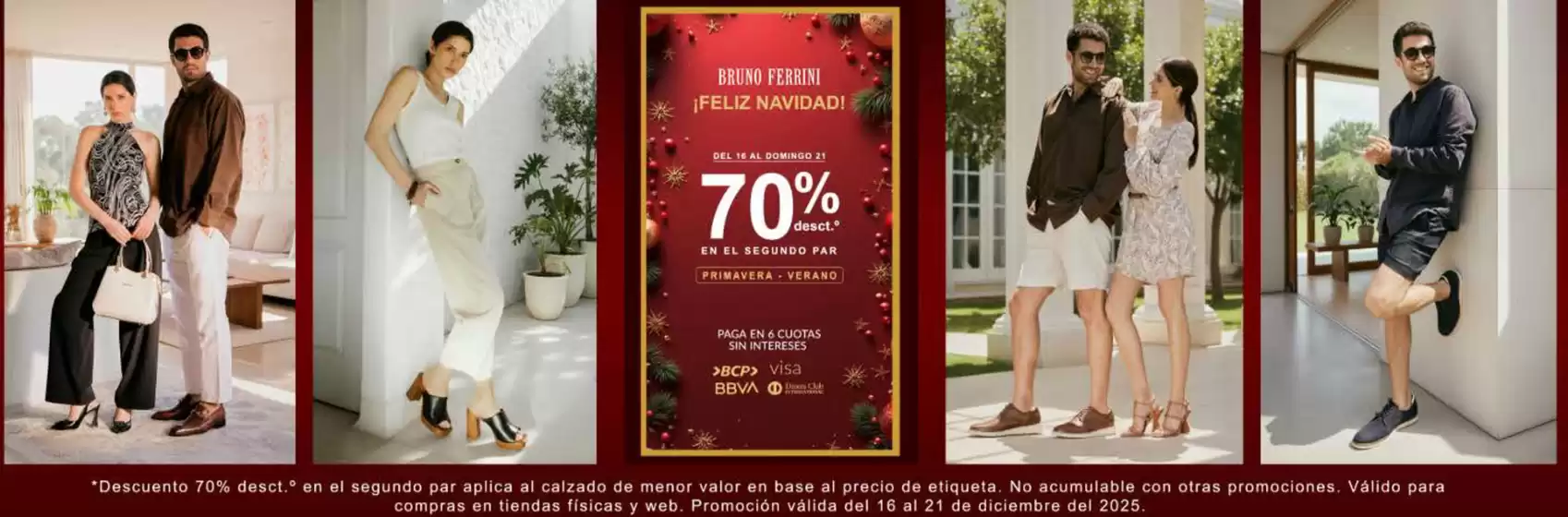 Catálogo Bruno Ferrini en Lima | 70%desct en el segundo par | 2025-12-18T00:00:00.000Z - 2025-12-21T00:00:00.000Z