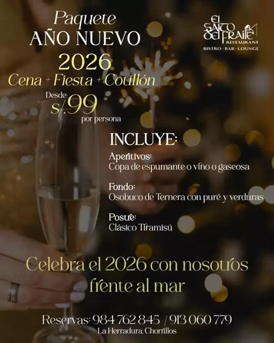 Catálogo El Salto del Fraile | Paquete ano nuevo  | 2025-12-19T00:00:00.000Z - 2025-12-31T00:00:00.000Z