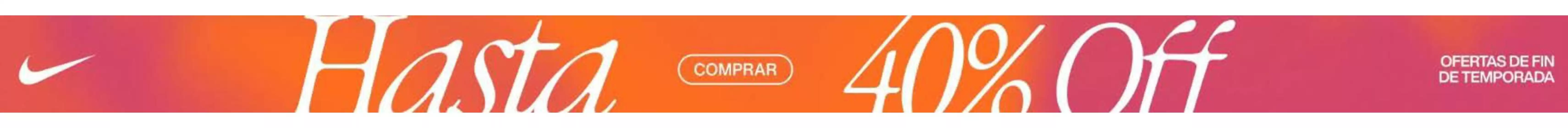 Catálogo Nike | Hasta 40%off | 2025-12-30T00:00:00.000Z - 2026-01-18T00:00:00.000Z