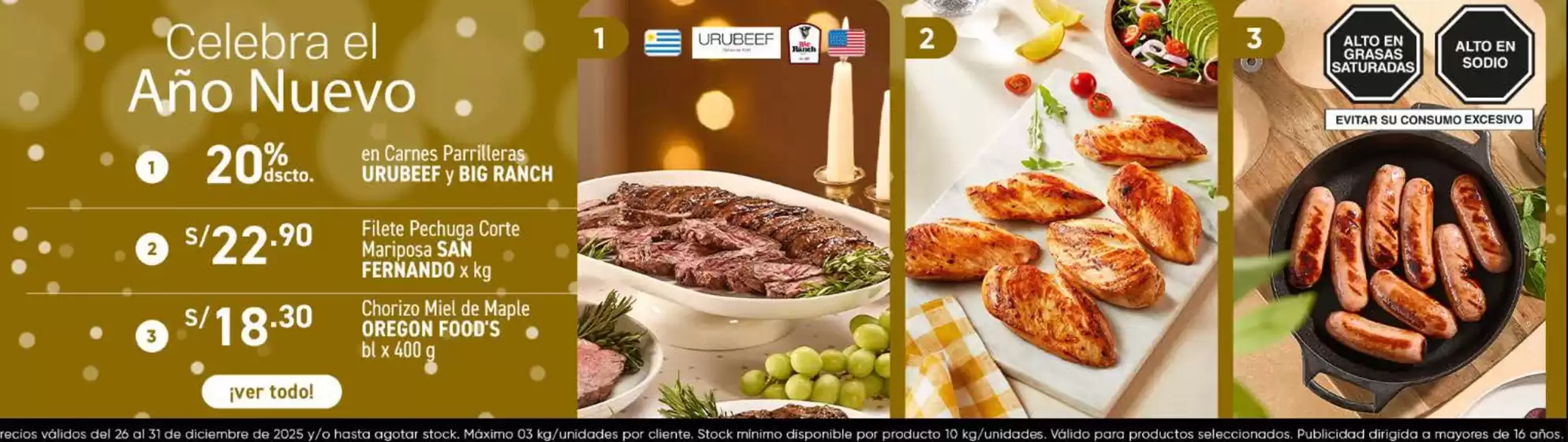 Catálogo Vivanda | Celebra el ano nuevo | 2025-12-30T00:00:00.000Z - 2026-01-01T00:00:00.000Z