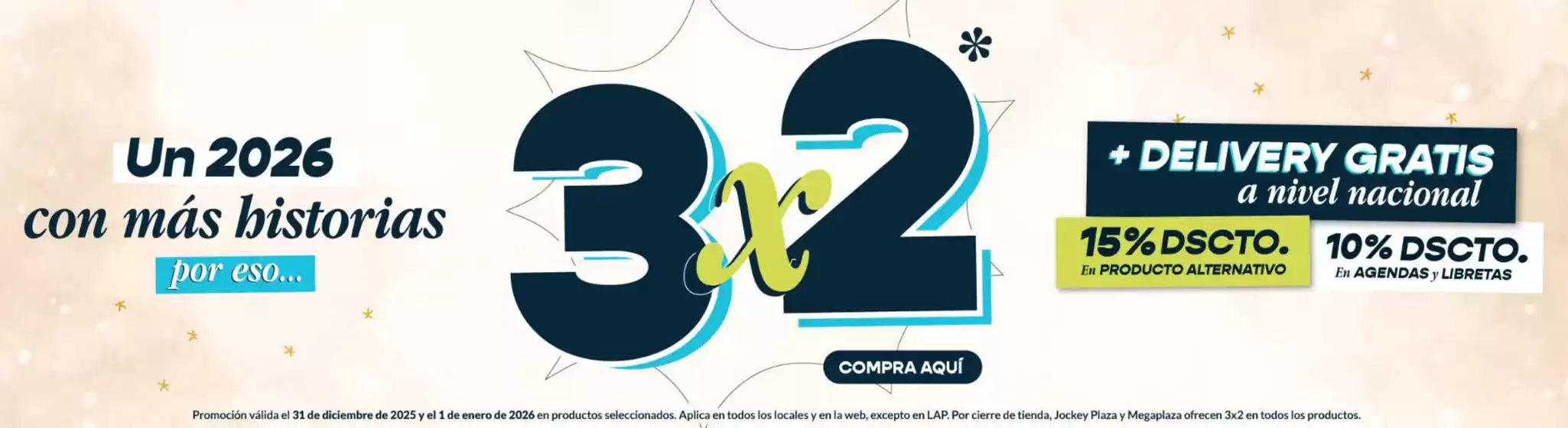 Catálogo Ibero Librerías | Un 2026 on mas historias  | 2025-12-31T00:00:00.000Z - 2026-01-01T00:00:00.000Z