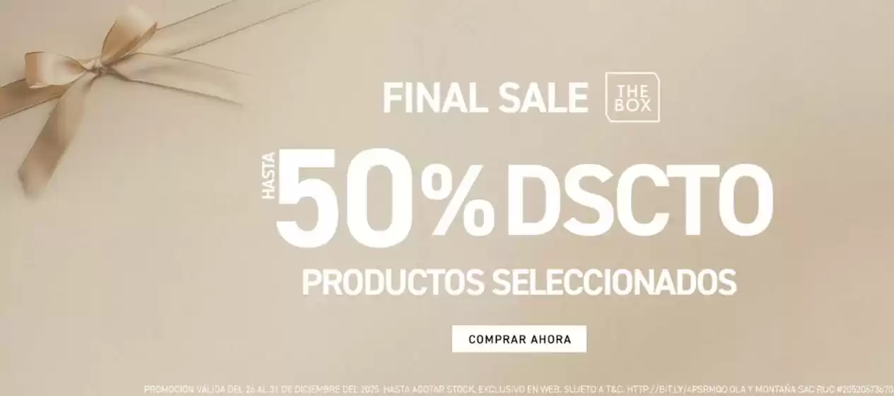 Catálogo The Box en Lima | Hasta 50%dscto | 2025-12-31T00:00:00.000Z - 2025-12-31T00:00:00.000Z