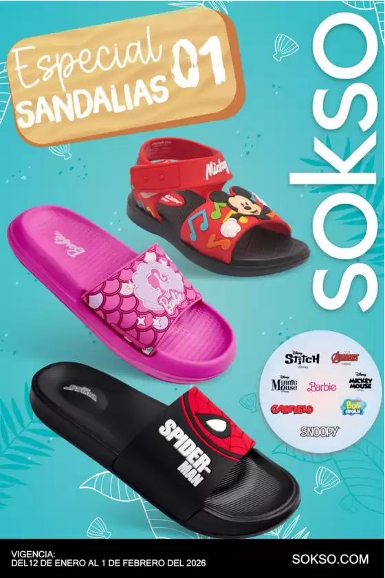 Catálogo Sokso | ESPECIAL SANDALIAS 01 2026 | 2026-01-12T00:00:00.000Z - 2026-02-01T00:00:00.000Z