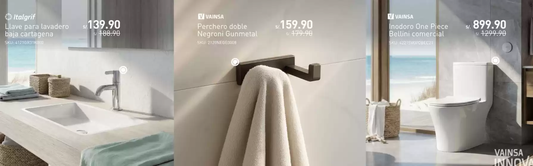 Catálogo Vainsa Innova | Cambiar todo tu bano  | 2026-01-09T00:00:00.000Z - 2026-01-25T00:00:00.000Z
