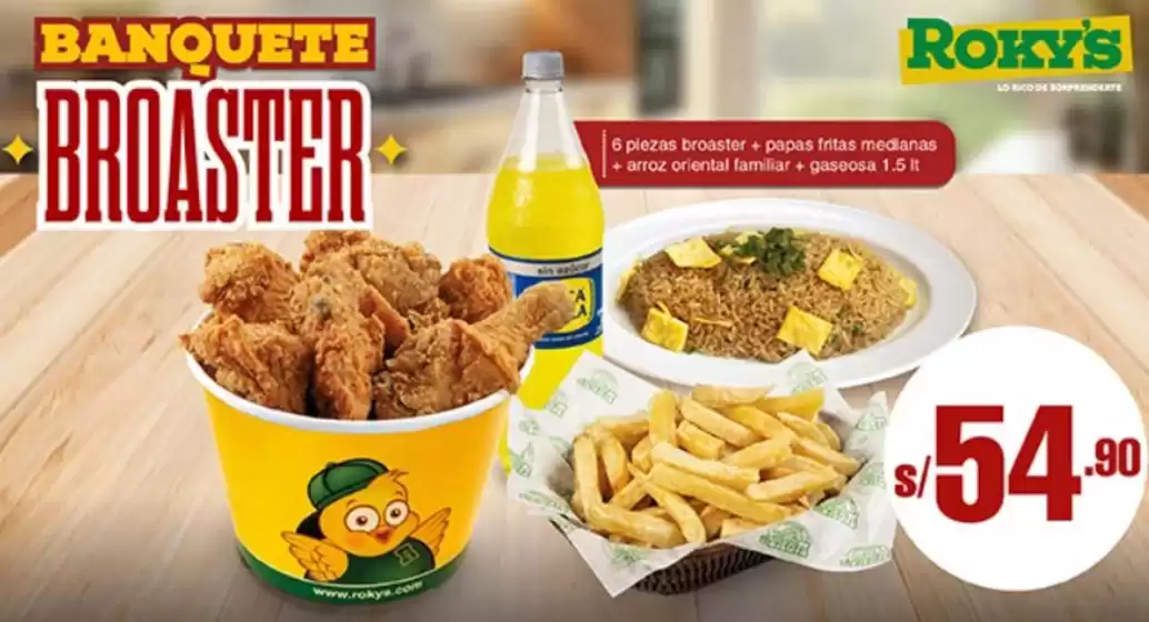Catálogo Rokys | Banquete Broaster  | 2026-01-14T00:00:00.000Z - 2026-01-31T00:00:00.000Z