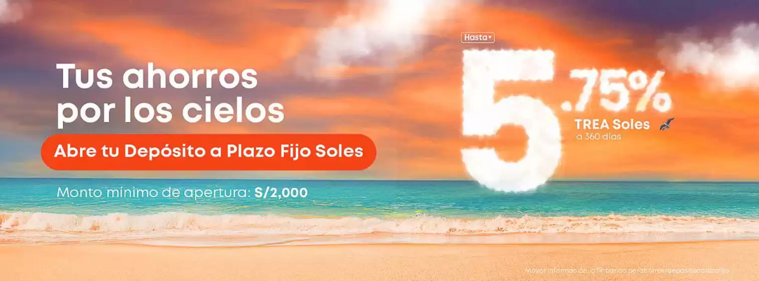 Catálogo Alfin Banco | Hasta 5.75% trea soles | 2026-01-14T00:00:00.000Z - 2026-01-31T00:00:00.000Z