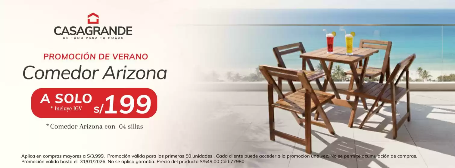 Catálogo Casa Grande | Promocion de verano  | 2026-01-15T00:00:00.000Z - 2026-01-31T00:00:00.000Z