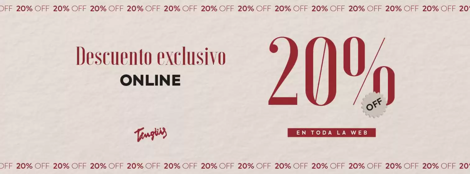 Catálogo Tanguis | Descuento exlusivo 20%off  | 2026-01-15T00:00:00.000Z - 2026-01-31T00:00:00.000Z