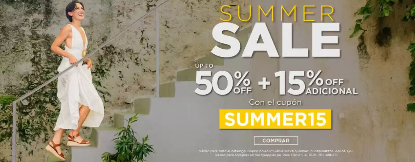 Catálogo Hush Puppies | Summer Sale  | 2026-01-15T00:00:00.000Z - 2026-01-31T00:00:00.000Z