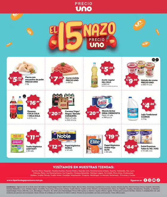 Catálogo Hiperbodega Precio Uno | Nuestras mejores ofertas para ti | 2026-01-15T00:00:00.000Z - 2026-01-18T00:00:00.000Z