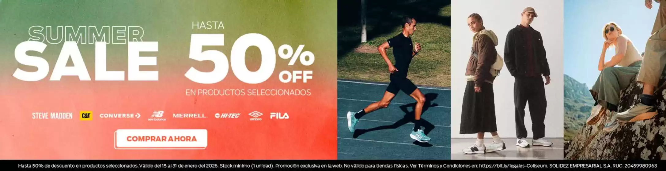 Catálogo Coliseum | Summer Sale  | 2026-01-16T00:00:00.000Z - 2026-01-31T00:00:00.000Z