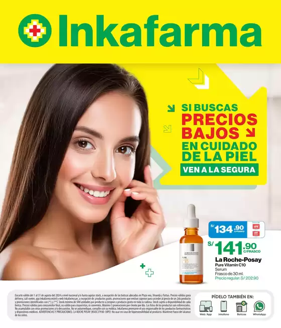 Catálogo InkaFarma | Encarte Dermo - Agosto 2024 | 2024-08-06T00:00:00.000Z - 2024-08-31T00:00:00.000Z