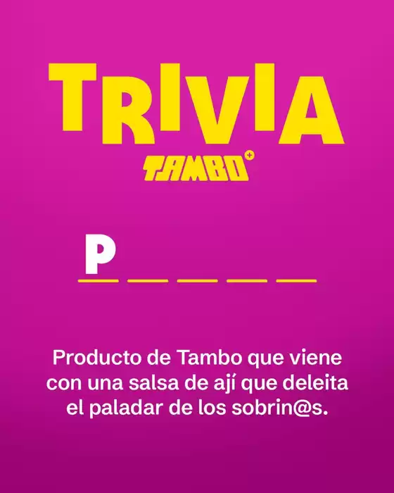 Catálogo Tambo | Gangas exclusivas | 2026-01-17T00:00:00.000Z - 2026-01-31T00:00:00.000Z