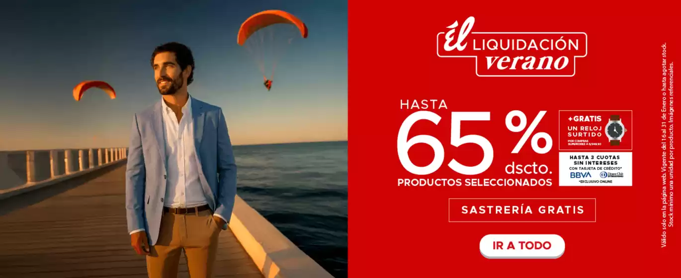 Catálogo Tiendas Él | Él liquidacion verano  | 2026-01-19T00:00:00.000Z - 2026-01-31T00:00:00.000Z