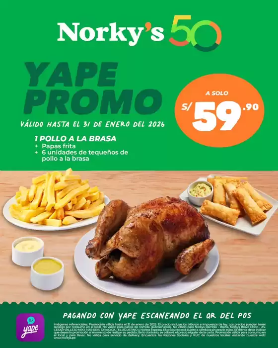 Catálogo Norky's | Yape Promo  | 2026-01-19T00:00:00.000Z - 2026-01-31T00:00:00.000Z