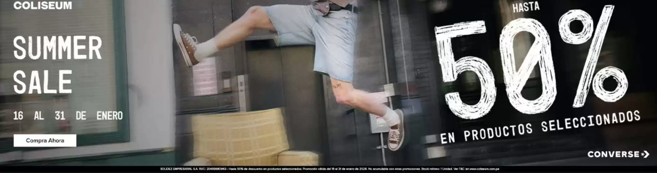 Catálogo Converse | Hasta 50%dscto en productos seleccionados  | 2026-01-19T00:00:00.000Z - 2026-01-31T00:00:00.000Z