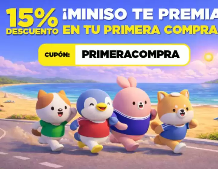 Catálogo Miniso | 15% descuento en tu primera compra | 2026-01-21T00:00:00.000Z - 2026-02-28T00:00:00.000Z