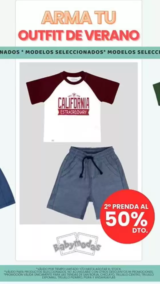 Catálogo Baby Modas | Arma tu outfit de verano | 2026-01-22T00:00:00.000Z - 2026-02-01T00:00:00.000Z