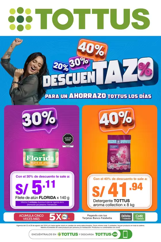 Catálogo Tottus | Ofertas ! | 2024-08-23T00:00:00.000Z - 2024-08-28T00:00:00.000Z