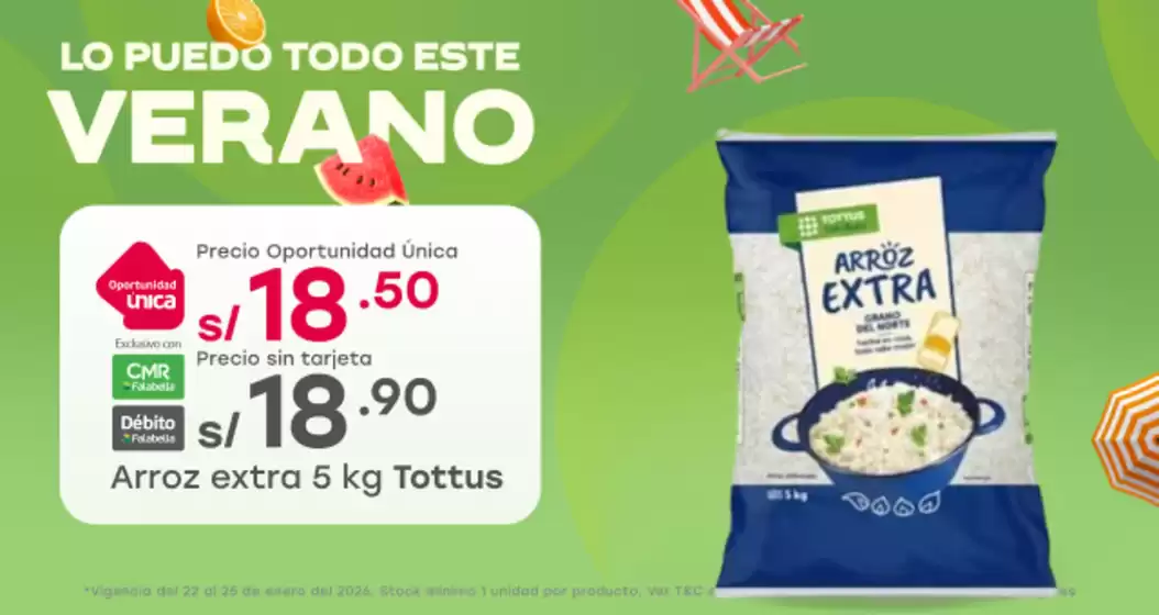 Catálogo Tottus | Ofertas especiales para ti | 2026-01-22T00:00:00.000Z - 2026-01-25T00:00:00.000Z