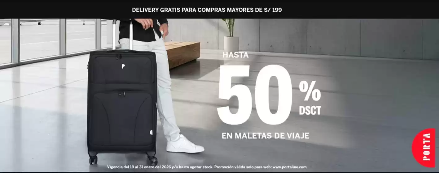 Catálogo Porta | Hasta 50%dsct | 2026-01-23T00:00:00.000Z - 2026-01-31T00:00:00.000Z