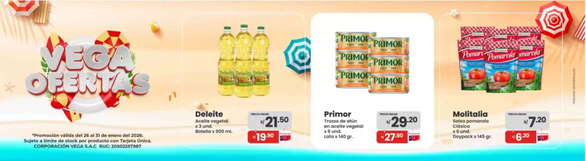 Catálogo Vega en Pisco | Ofertas para cazadores de gangas | 2026-01-26T00:00:00.000Z - 2026-01-31T00:00:00.000Z