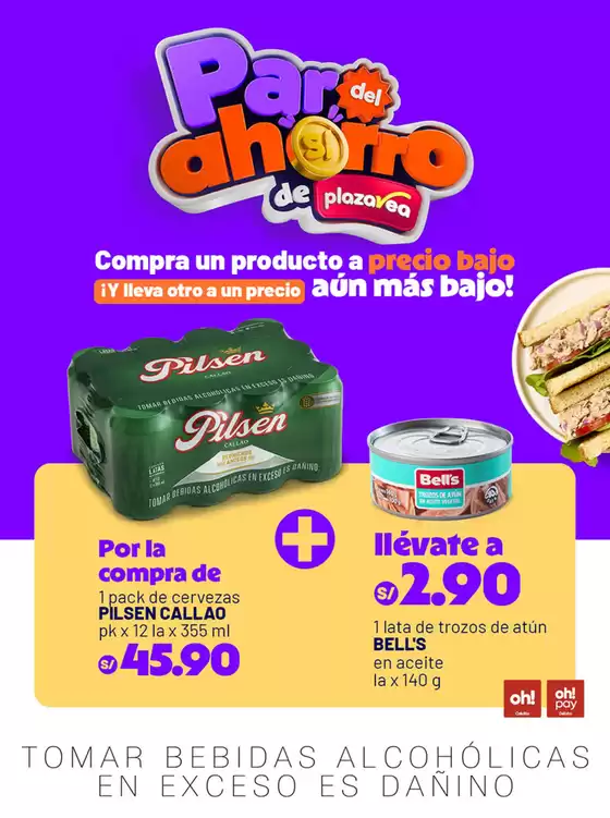 Catálogo Plaza Vea en Pisco | INSERTO PAR DEL AHORRO 2 | 2026-01-26T00:00:00.000Z - 2026-02-01T00:00:00.000Z