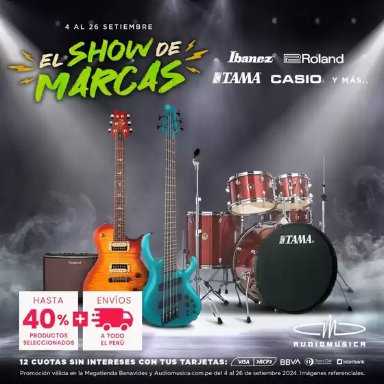 Catálogo Audiomusica | El Show de Marcas | 2024-09-06T00:00:00.000Z - 2024-09-26T00:00:00.000Z
