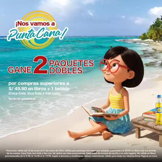 Catálogo Entre Páginas | Nos vamos a punta cana | 2026-01-27T00:00:00.000Z - 2026-03-01T00:00:00.000Z