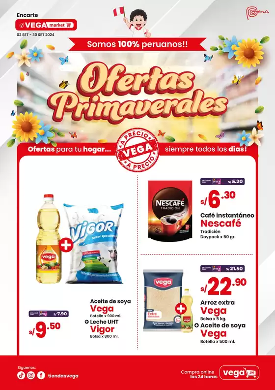 Catálogo Vega | Ofertas Primaverales  | 2024-09-10T00:00:00.000Z - 2024-09-30T00:00:00.000Z