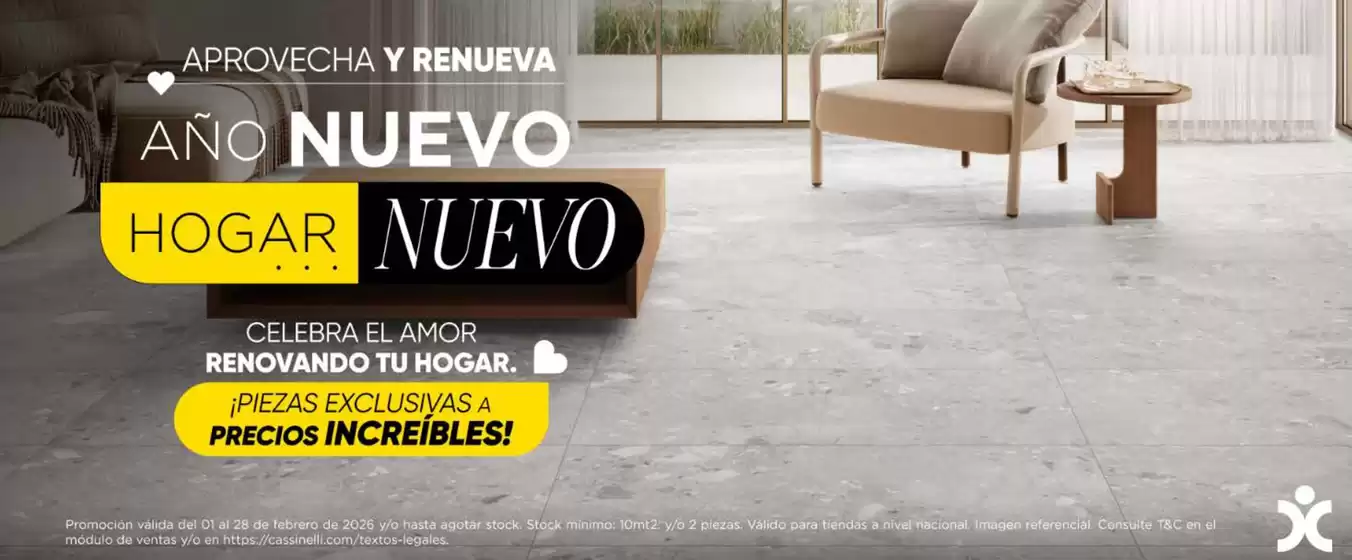Catálogo Cassinelli | Ano Nuevo Hogar Nuevo | 2026-02-02T00:00:00.000Z - 2026-02-28T00:00:00.000Z