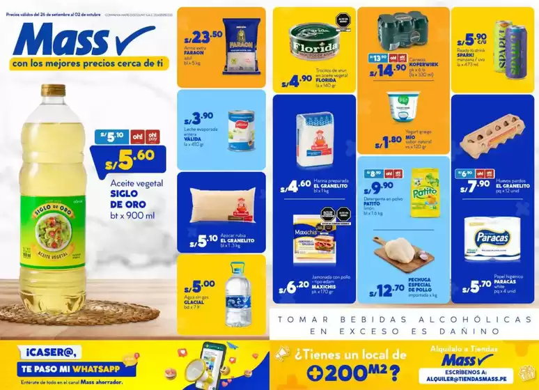 Catálogo Mass | Ofertas Mass! | 2024-09-26T00:00:00.000Z - 2024-10-02T00:00:00.000Z