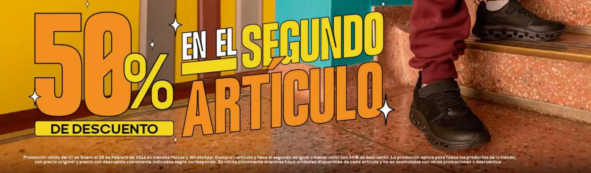 Catálogo Payless | 50% dscto en el segundo articulo | 2026-02-03T00:00:00.000Z - 2026-02-28T00:00:00.000Z