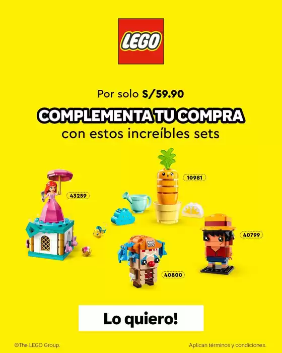Catálogo LEGO | Complementa tu compra con estos increibles sets  | 2026-02-03T00:00:00.000Z - 2026-02-28T00:00:00.000Z
