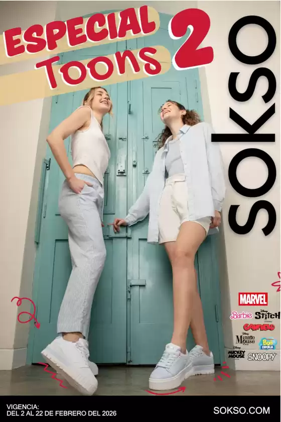 Catálogo Sokso | TOONS 2 | 2026-02-02T00:00:00.000Z - 2026-02-22T00:00:00.000Z