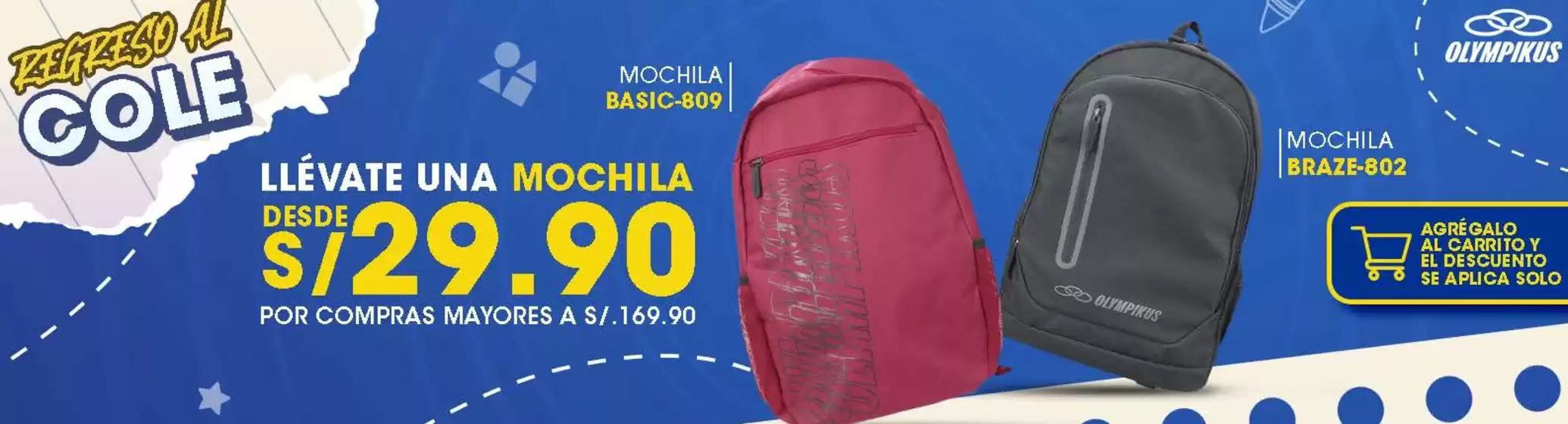 Catálogo Olympikus | Llevate una mochila desde S/29.90 | 2026-02-06T00:00:00.000Z - 2026-03-16T00:00:00.000Z